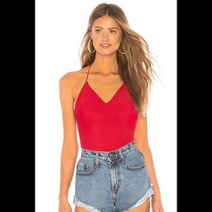 by the way Dakota T-strap bodysuit size S